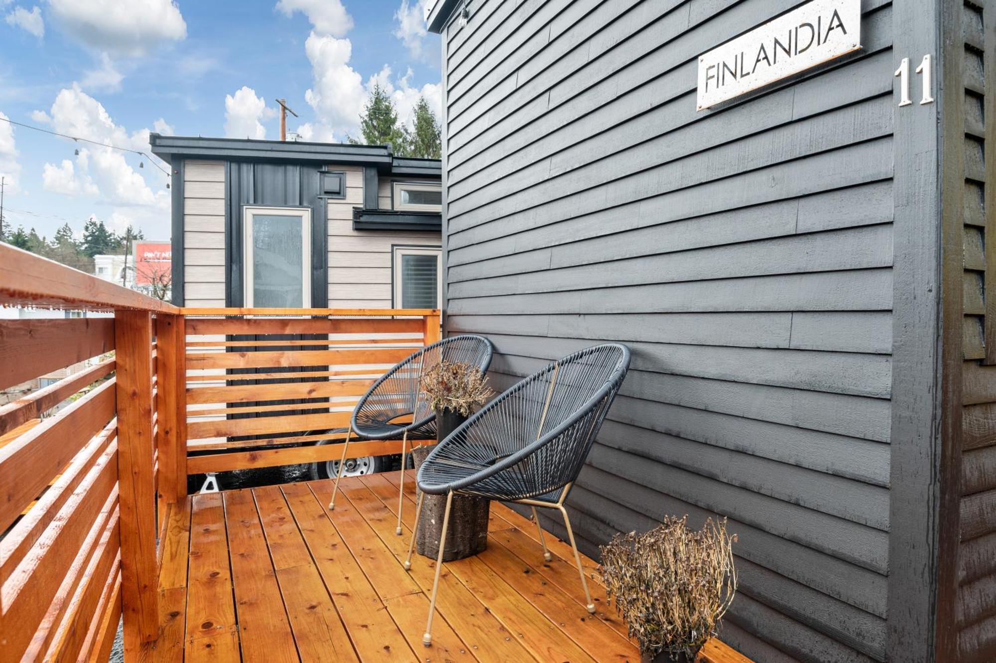 Tiny Digs - Hotel Of Tiny Houses Portland Rum bild