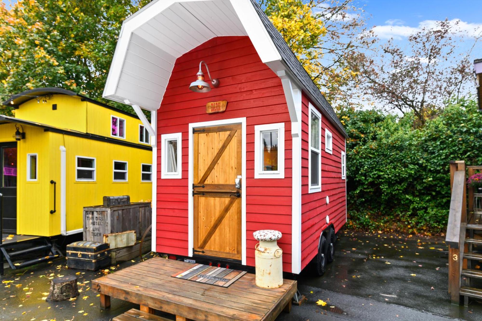 Tiny Digs - Hotel Of Tiny Houses Portland Rum bild